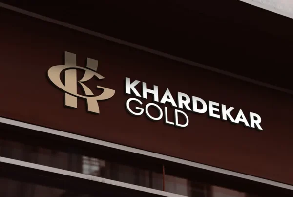 Khardekar Gold Logo Design